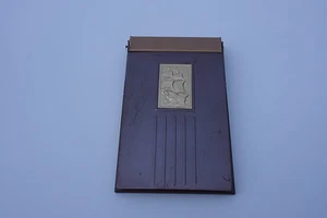VINTAGE ART DECO STYLE NOTEPAD SHIP BOAT SAILBOAT ON THE FRONT DETAILED OLD  - Picture 1 of 4