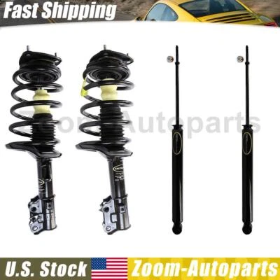 Para 2006 2007 2008 - 2011 Kia Rio Monroe Quick-Strut 4 amortiguadores puntal + muelle helicoidal Foto 1 de 4