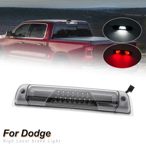 Tercera luz de freno LED transparente doble-C Halo CHSML 2011-2024 para Ram 2500 3500 - Imagen 1 de 11