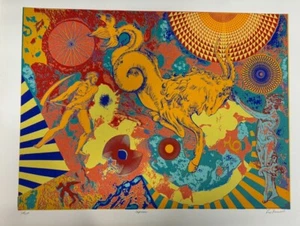 Leo Russell “Capricorn” Zodiac Signed Lithograph From 1960s - Picture 1 of 1