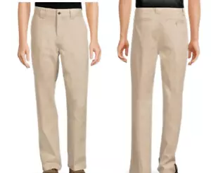 Brahma Men's Work Tough Pant Relaxed fit khaki - Wrinkle resistant - Picture 1 of 8