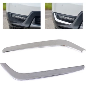 Faro antiniebla delantero de acero inoxidable ajuste inferior para Honda CRV CR-V 2017-2019 - Imagen 1 de 12