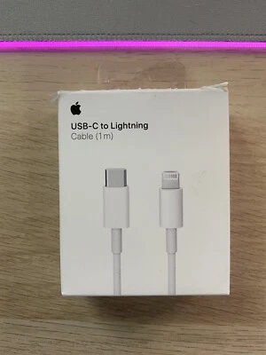 Apple MQGJ2AM/A 1m USB-C to Lightning Cable - White - Image 1 of 3