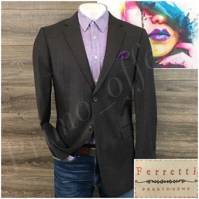 Blazer Abrigo Deportivo Pronto Uomo Para Hombres Chaqueta Informal Dos Botones Talla 42R Traje de Lana Foto 1 de 4