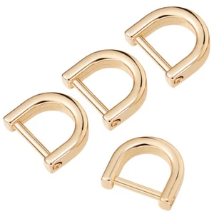 Accesorios de herrajes con hebilla tipo D llaveros en forma de D anillos clip - Imagen 1 de 12