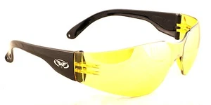 Yellow Tinted Glasses/UV400 Sunglasses 4 golf cricket shooting tennis hunting - Picture 1 of 10