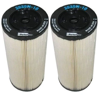 2 Pks Connector Parker 2020N-10 Replacement Motor Cartridge 30 Micron #FL6 - Image 1 of 4