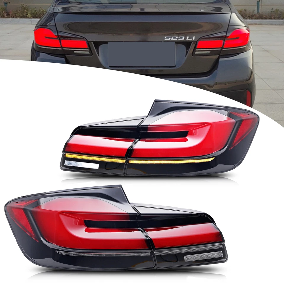 Luces traseras LED para BMW Serie 5 F10 M5 2011-2016 Facelift Conjunto de luces traseras Foto 1 de 4