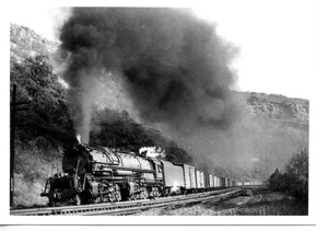 25EE167 RP BALTIMORE & OHIO RAILROAD 2-8-8-2 LOCOMOTIVE #7145 ? - Picture 1 of 1