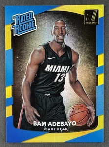 Bam Adebayo 2017 Panini Donruss Rated Rookie Gold /25 #187 - Heat, RC - Bild 1 von 13