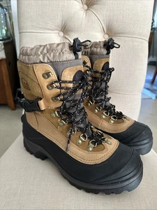 Sorel Conquest Herren 9 Braun Wasserdicht 400g Isoliert Winterstiefel NM1049-265 - Bild 1 von 7