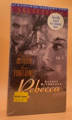 Rebecca VHS 1940, 1996 Hitchcock **SEALED NEW** **Buy 2 Get 1 Free** Foto 1 de 3