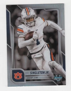 2025 BOWMAN CHROME UNIVERSITY FOOTBALL REFRACTOR ERIC SINGLETON JR. AUBURN #186 - Picture 1 of 2