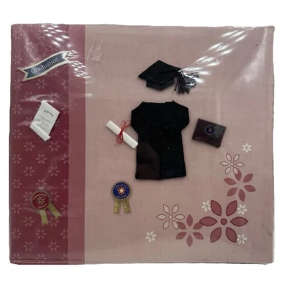 Graduation Memory Book Photo Album Scrapbook Pink 14 8x8 Pages See Photos Sample - Image 1 of 3