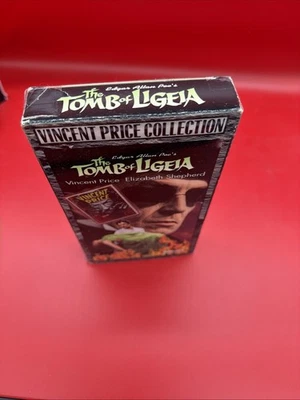 Tomb of Ligeia Vincent Price, Elizabeth Shepherd 1995 Orion Studios VHS Tape - Image 1 of 4