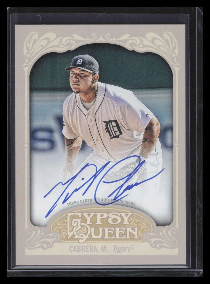 2012 Topps Gypsy Queen Autographs MC Miguel Cabrera Auto - Image 1 of 2