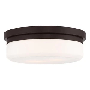 Livex Lighting Stratus 2 Light Bronze Ceiling Mount - Picture 1 of 9