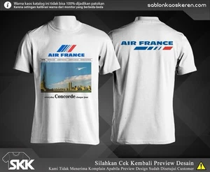 T-shirt Air France Timetable Unisex Size From S To 5XL - Picture 1 of 1
