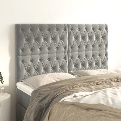 Kopfteile Samt, Kopfteil Bett Bettrückwand Headboard Bettrückwände Betthaupt Neu - Bild 1 von 4