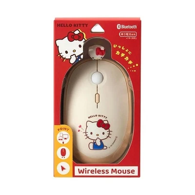 Sanrio Hello Kitty Wireless Mouse - 3 Device Bluetooth w/Detachable Charm - Image 1 of 4