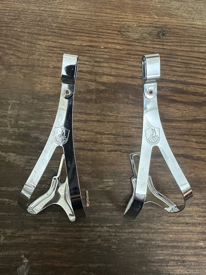 Vintage NOS Campagnolo C Record Era Chorus Toeclips Small - Image 1 of 4