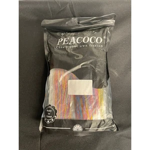 Haar Lametta Set Rainbow Sparkle glänzende Strähnen mit Werkzeug für Party Festival (12) - Bild 1 von 3