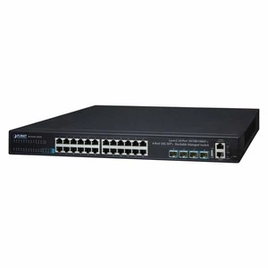 Planet SGS-6341-24T4X Switch Mit 24 Ports 10/100/1000T + 4 Ports 10G SFP+ Rack - Bild 1 von 3