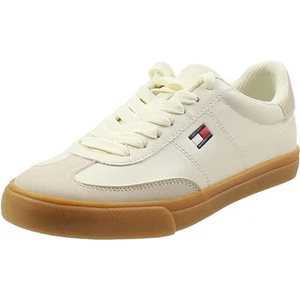 Tommy Hilfiger Womens Ivory Casual And Fashion Sneakers 6.5 Medium (B,M) 4428 - Picture 1 of 2