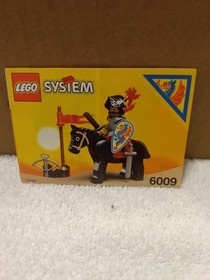 LEGO 6009  black knight Instructions Book Manual Only