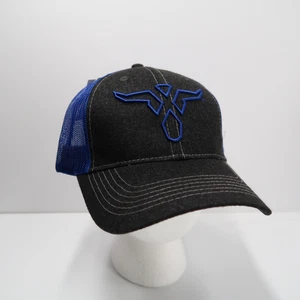 Sombrero Wrangler 20X Adulto Talla Única Azul Gris PBR Bordado Camionero Snapback NUEVO - Imagen 1 de 9