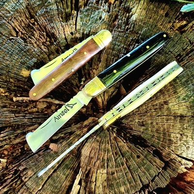 Taschenmesser Gartenmesser Hippe Okuliermesser Klappmesser-Nur hier AMSEL Messer - Bild 1 von 4