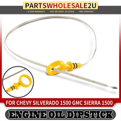 Nueva varilla de medición de aceite de motor para Chevrolet Silverado 1500 GMC Sierra 1500 2007-2013 Foto 1 de 4