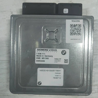 12147842121 Centralina iniezione  BMW Serie 6 (E63) M6 Cpè 2p/b/4998cc - Immagine 1 di 3