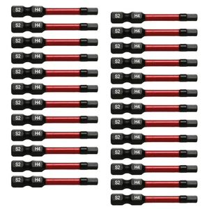 TMAX 25pc Hex Head Allen Wrench Screwdriver Insert Bit Set,H4.0, 1/4 " Hex-Shank - Picture 1 of 4