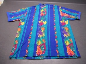 Vintage Chaps Ralph Lauren Herren L Floral Hawaii Kurzarm Camp Hemd Aloha - Bild 1 von 5