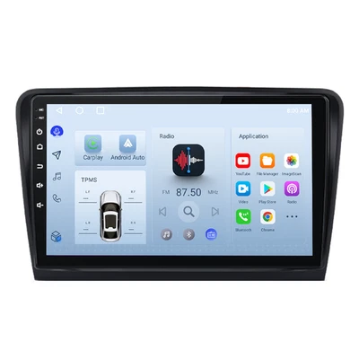 6+128GB Android Radio Navi Carplay DAB+ 4G LTE 2Din Für Skoda Superb 2008-2013 - Bild 1 von 4