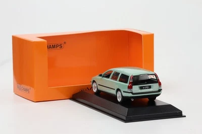 1:43 Minichamps Volvo V70 Break 2000 hellgrün metallic Maxichamps - Bild 1 von 4