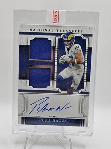 Panini National Treasures Puka Nacua Rookie 2023 en tarjeta autógrafo RPA 45/99 - Imagen 1 de 2