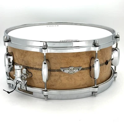 Used Tama Star Reserve Birdseye Maple Snare Drum 14x6 - Excellent - Image 1 of 4