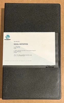 Social Distortion - I Was Wrong / White Light... EPK RARE promo VHS video - Image 1 of 3