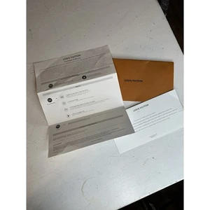 Louis Vuitton Original Umschlag Quittungsetui 8,75 x 4,5 - Bild 1 von 11