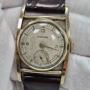 VINTAGE MEN'S LONGINES MAINLINER WATCH 10L 10KT GOLD FILLED 17 JEWEL MECHANICAL - Picture 1 of 14