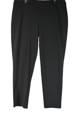 NEW Eileen fisher Organic cotton blend ponte Ankle pants black PM #P3600 - Image 1 of 4
