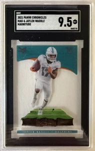 2021 Panini Chronicles Mag-6 Jaylen Waddle Magnitude SGC 9.5 MT+ - Bild 1 von 3
