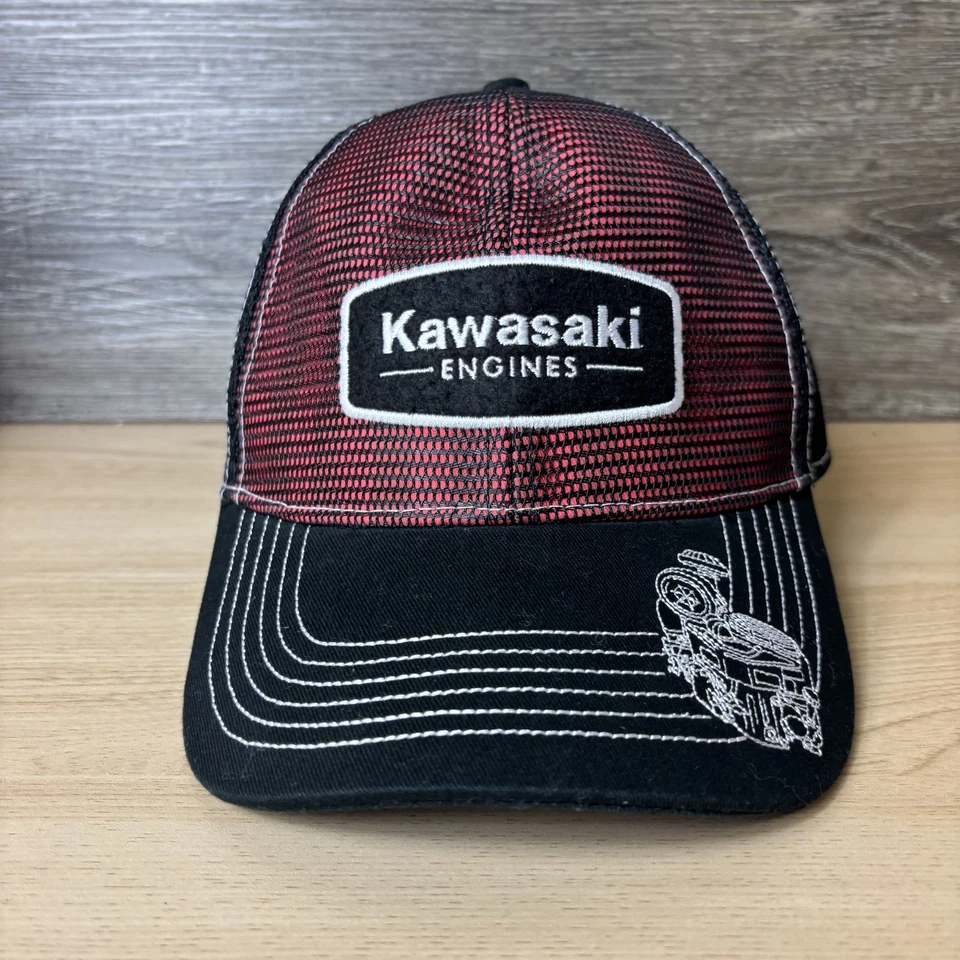 Gorra Kawasaki Engines Snap Back Trucker Mesh edición limitada 2018 para hombre Foto 1 de 4