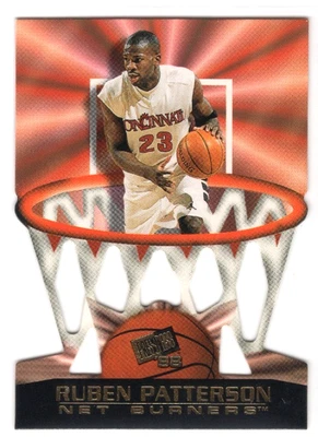 1998 Press Pass RUBEN PATTERSON Net Burners 模切插入卡 #NB25 — 第 1/2 张图片