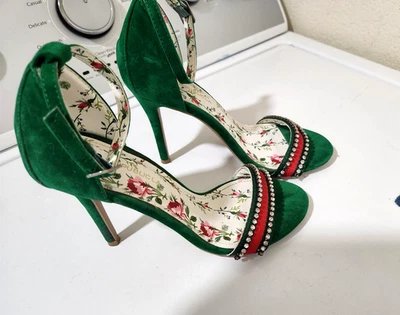 Туфли Repulic LA каблуки зеленый и красный размер 6 очень хорошее состояние товара - Изображение 1 из 4