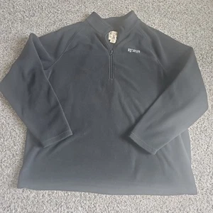 Redhead 1/4 Zip Shirt Size XL Men's Black Long Sleeve Fleece Pullover - Picture 1 of 5