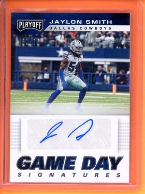 Jaylon Smith Game Day Signatures Auto /75 2019 Panini Playoff #GDS-JS - Image 1 of 2