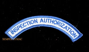 FAA IA AIRCRAFT INSPECTION AUTHORIZATION SHOULDER TAB PATCH PIN UP MAINTANCE** - Picture 1 of 24